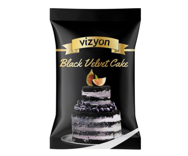 خليط كيك الفيلفيت الأسود من Vizyon