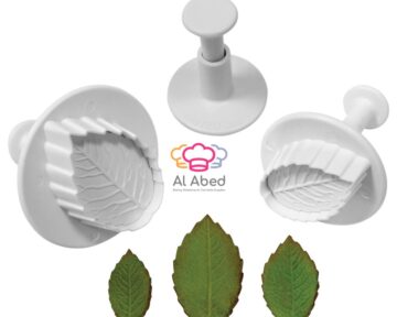 قطاعات عجينة سكر - ورق شجر