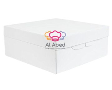 علبة كيك غطاء متصل  -    30*30 سم ارتفاع 12سم