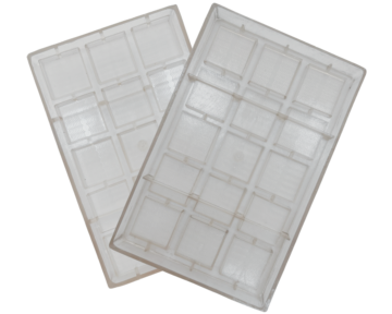 قالب بولي كربون مربع